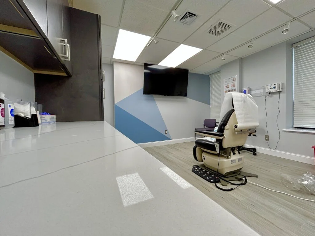 Exam room sample