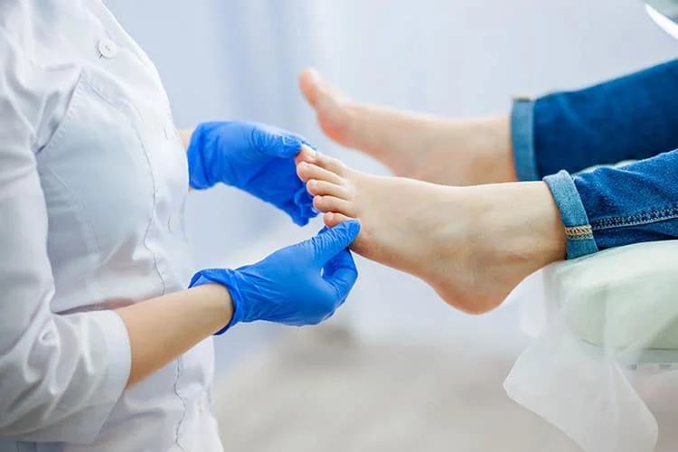 Foot skin examination